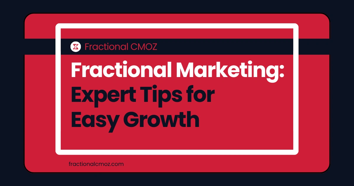 Fractional Marketing Services | Fractional CMOZ - Fractional Marketing For Dental Organizations